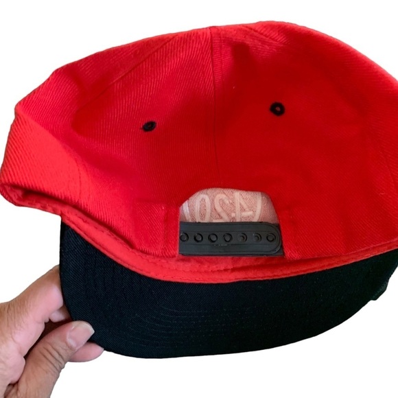 Highway 420 Red snapback hat - Picture 3 of 3